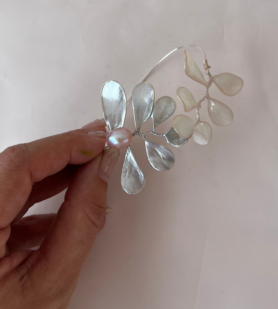 Brazalete Leaf Mar Plata