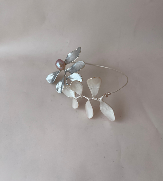 Brazalete Leaf Mar Plata