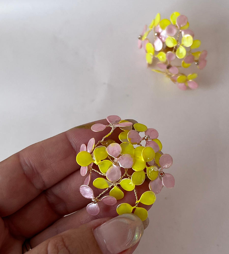 Nube de Flores Amarillo